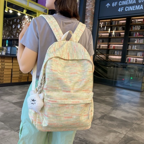 Cross-border new backpack student schoolbag forest style versatile Korean style girl student backpack lightweight large capacity travel bag