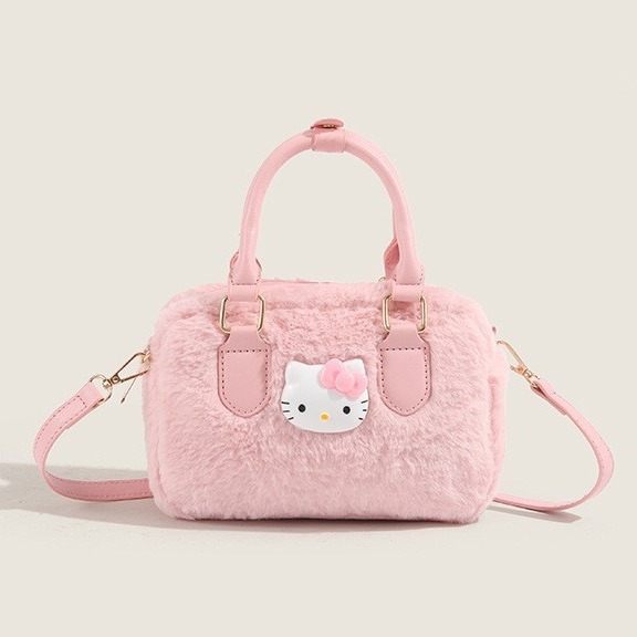 CHARHP&KEJNT authentic kitty autumn and winter new furry handbag fashion crossbody furry bag