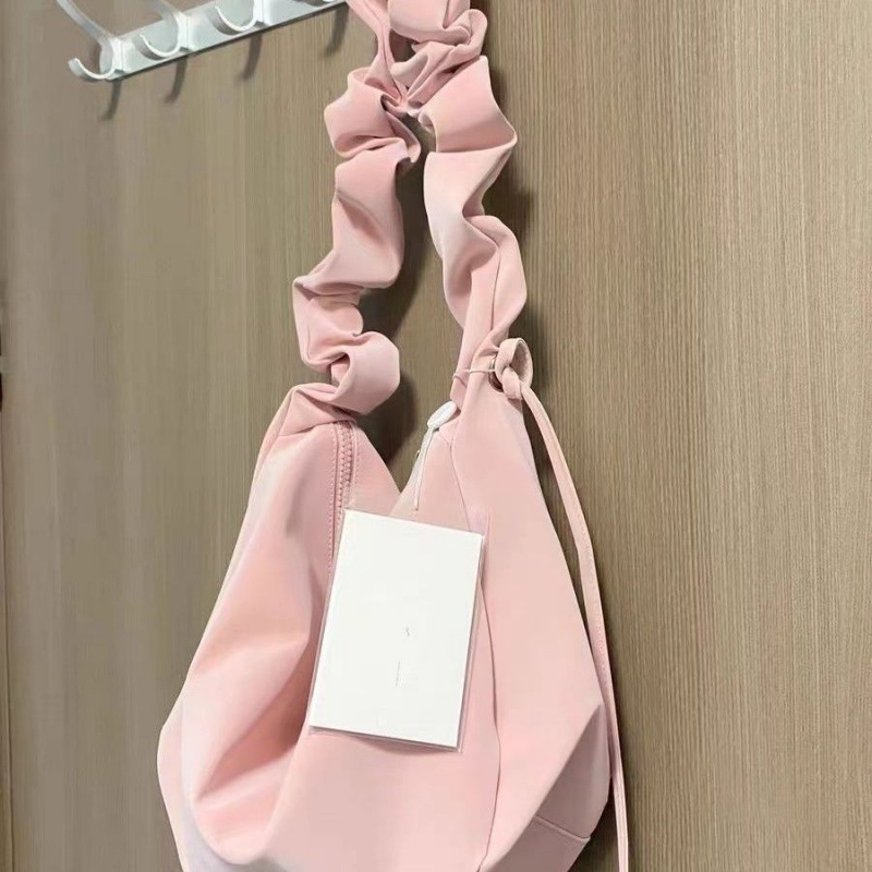 Wind crossbody bag, pleated bag, casual large-capacity work and commuting shoulder bag, versatile handbag