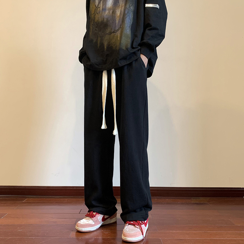 *Autumn new style nine-point pants, loose trousers, casual pants, straight pants