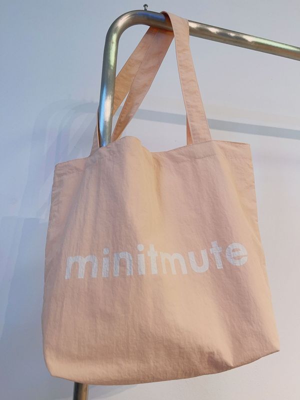 Niche letter print minitmute Korean style women's bag girly color canvas bag