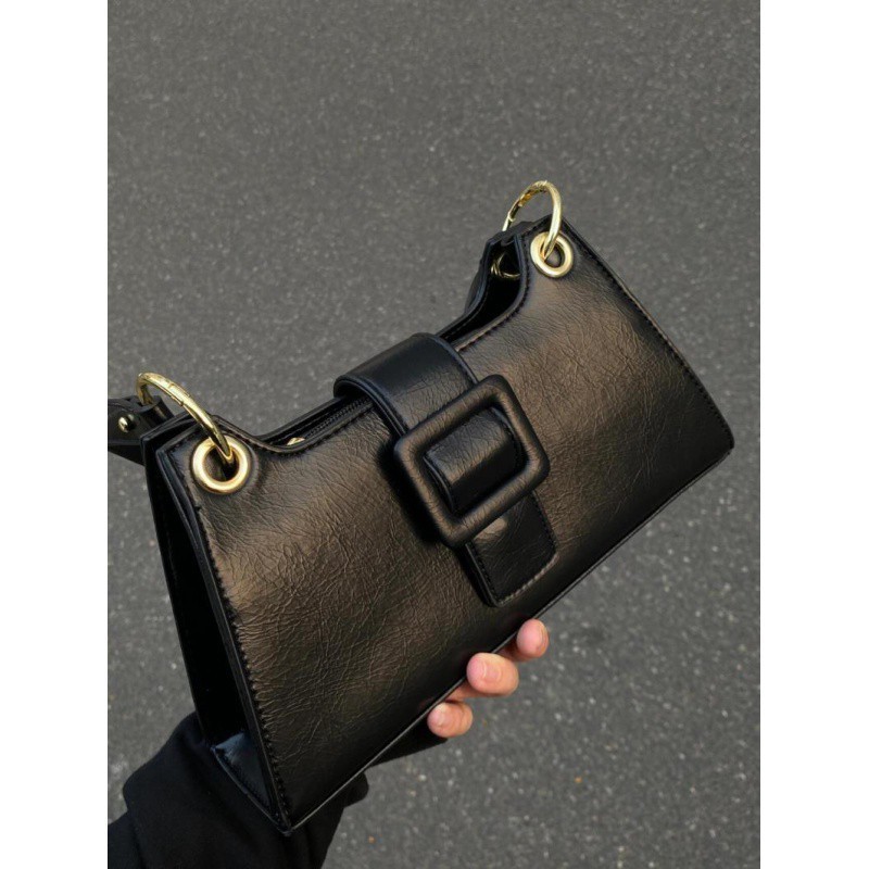 Design sense, western niche design bag, women's 2024 new trendy ins shoulder crossbody bag, fashionable armpit bag