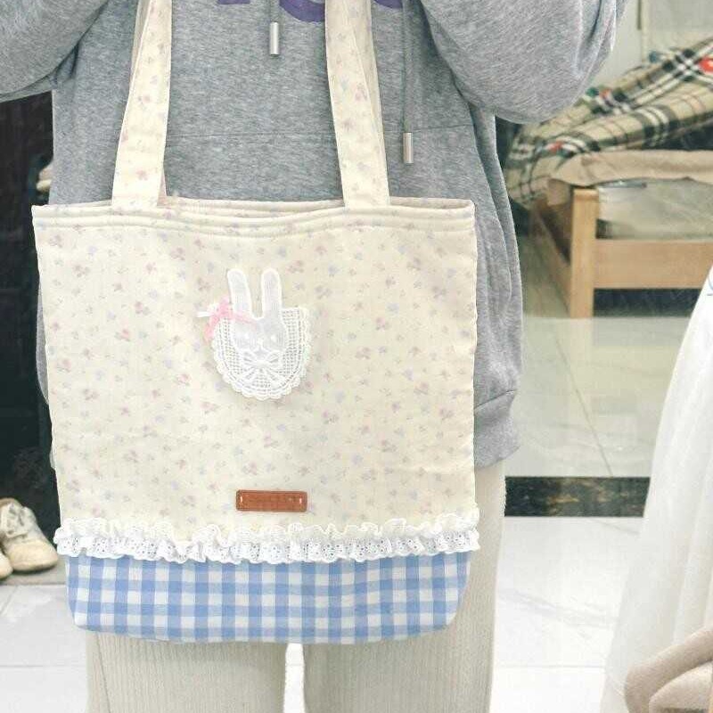 French niche fashion large-capacity shoulder tote bag 2024 new printed stitching versatile commuting versatile armpit bag