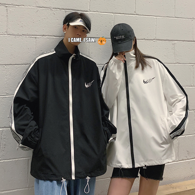 New autumn products American sports loose unisex jackets for couples