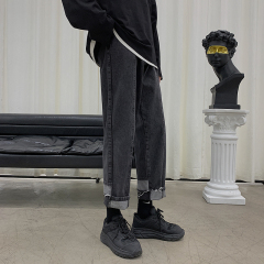 Big Deals High Street Fashionable Personalized Patchwork Zipper Jeans for Men and Women