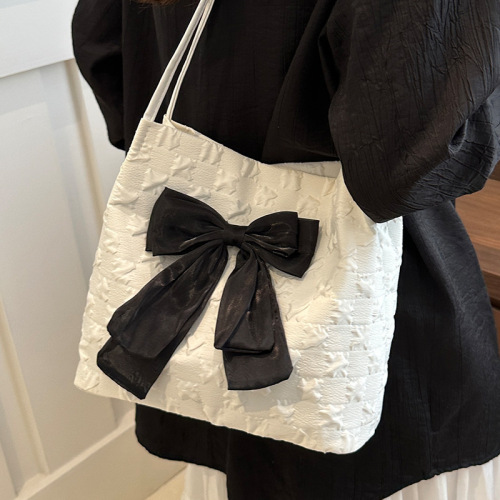 Korean ins bag women's 2024 new style trendy one-shoulder bucket bag women's versatile fashion tote bag women