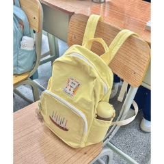 Campus new color-blocking graffiti high-looking ultra-light backpack kindergarten casual outdoor snack student small backpack