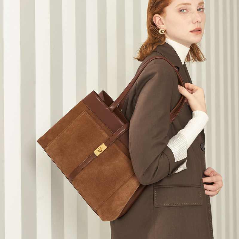 Frosted Tote Bag Wholesale Niche Original Design High-Quality Work Commuting Women's Bag Hand-held Underarm Shoulder Bag