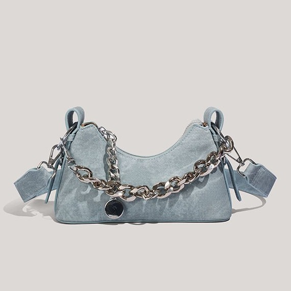 CHARHP&KEJNT armpit bag women's autumn and winter new high-end texture chain cross-body baguette bag
