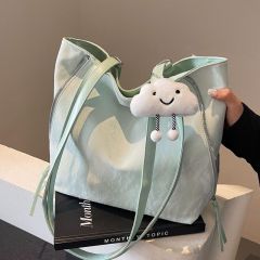 Korean style high-end large-capacity underarm bag 2024 new style simple multi-functional one-shoulder and double-shoulder tote bag