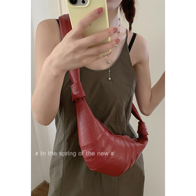 French niche texture armpit bag for women 2024 new fashion dumpling fashion single shoulder crossbody bag