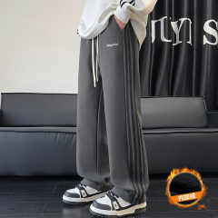 Versatile Korean style trendy trousers for autumn and winter pineapple plaid