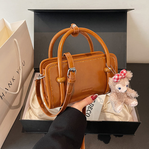 Texture Retro Handbag Women's Bag 2024 Autumn New Fashion Casual Versatile Pillow Bag Single Shoulder Crossbody Bag