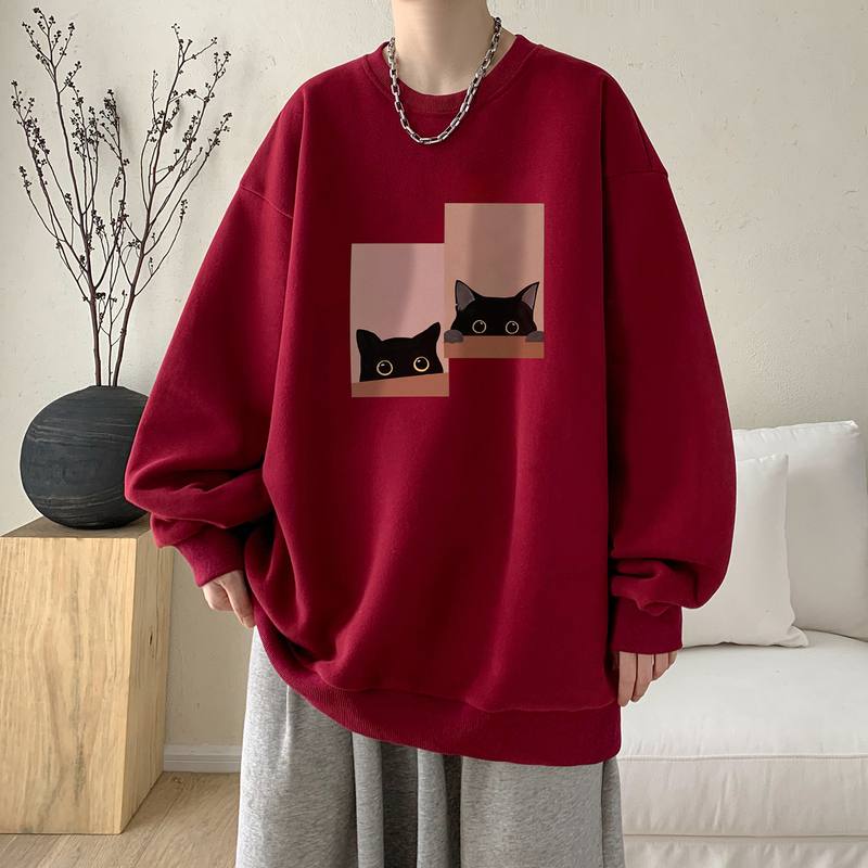 Autumn and winter round neck sweatshirt