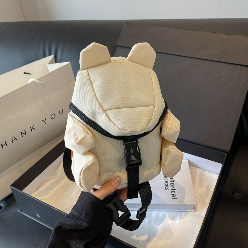 2024 New Crossbody Bag Casual Fashion Versatile Bear Bag Female Cute Girl Going Out Cartoon Bag Mobile Phone Bag