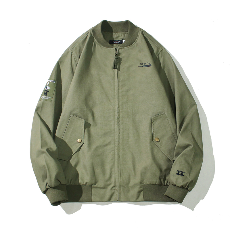 Big goods autumn baseball uniform men's Shawn Yue's same style jacket men's bomber jacket control