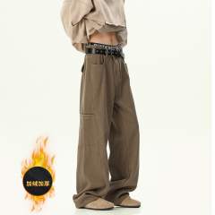 Retro washed versatile jeans