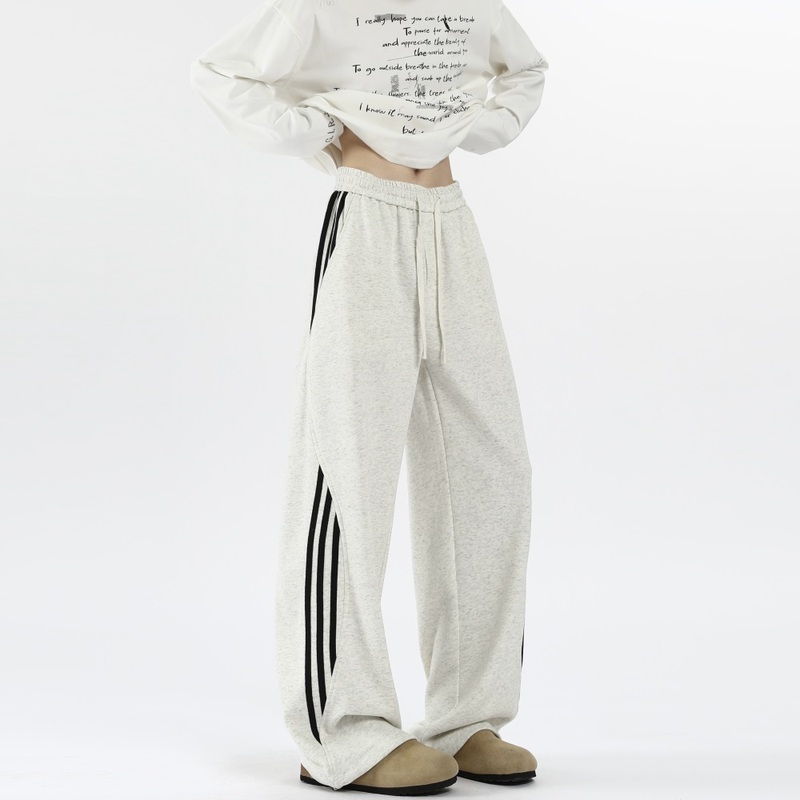 striped casual sweatpants