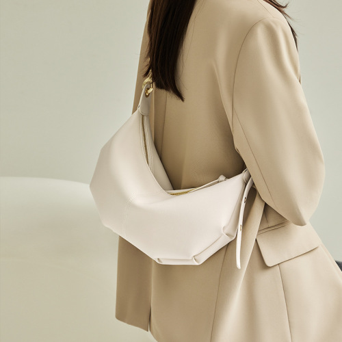 Nalandu Bags 2024 New Crossbody Bag Fashion Versatile Dumpling Bag Women Autumn and Winter Genuine Leather Women's Bag Soft Leather Shoulder Bag