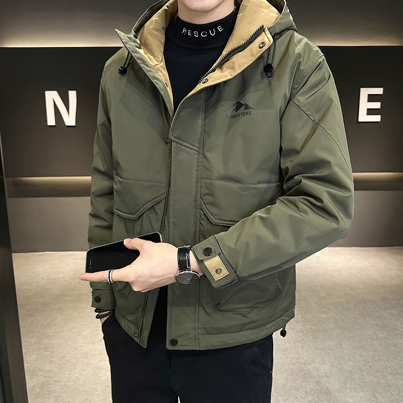Shopkeeper style autumn and winter second cotton plus cotton thickened trendy jacket casual men's cotton clothing