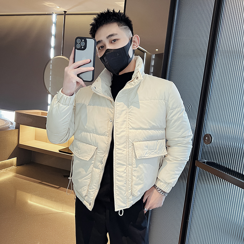 Winter men's trendy brand cotton coat Korean style trendy jacket cotton coat