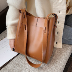 Women's Bag Tote Bag 2024 Autumn and Winter New Women's Large Capacity Bag Trendy Fashion Internet Celebrity Shoulder Bucket Bag