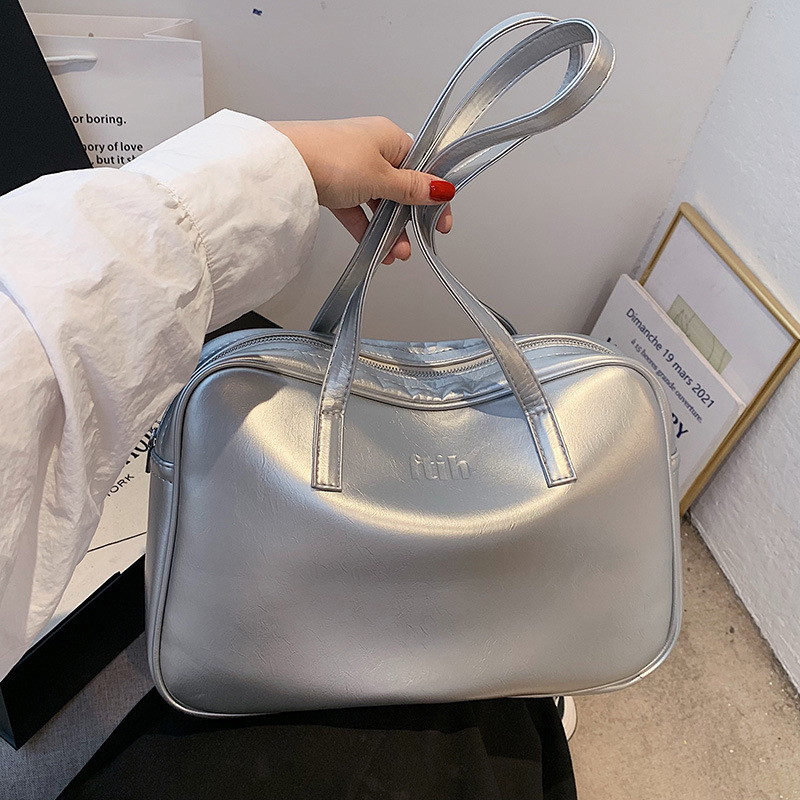 Portable shoulder bag summer new fashion women's bag women's armpit large bag soft PU simple and elegant women's bag