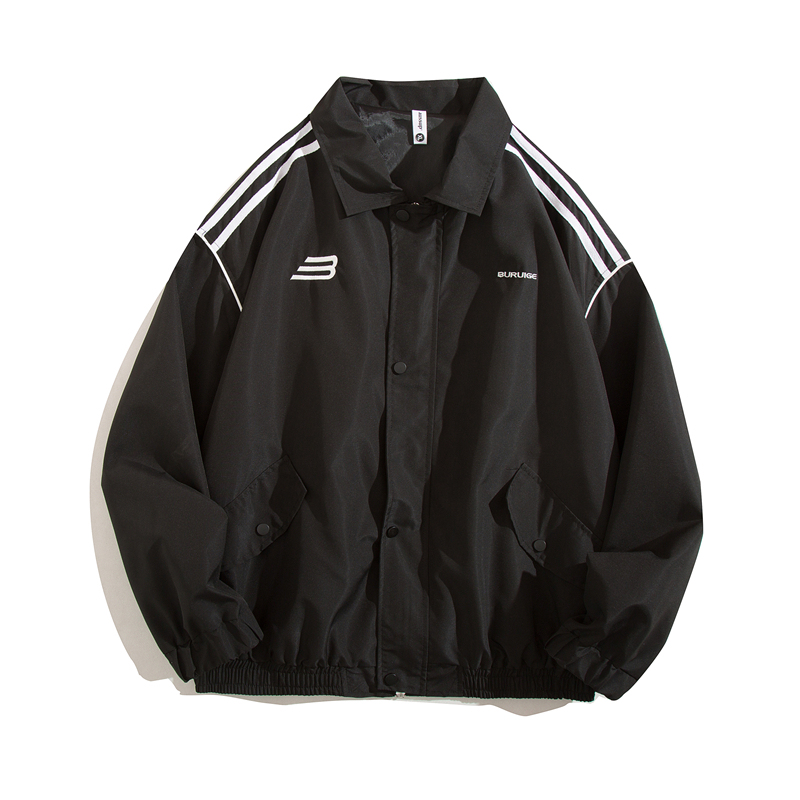 New for autumn, functional three-stripe embroidered jacket