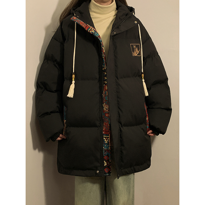 New Chinese style versatile thickened men's and women's new American cotton-padded jackets