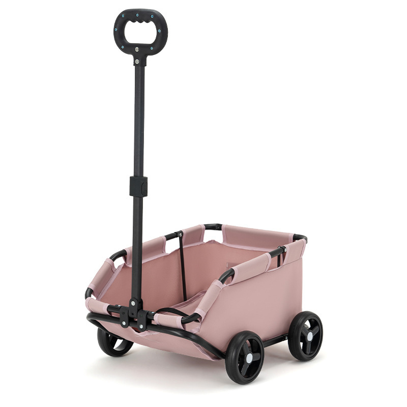 Small pet stroller for dogs and cats Teddy baby stroller for travel pet dog stroller cross-border lightweight folding