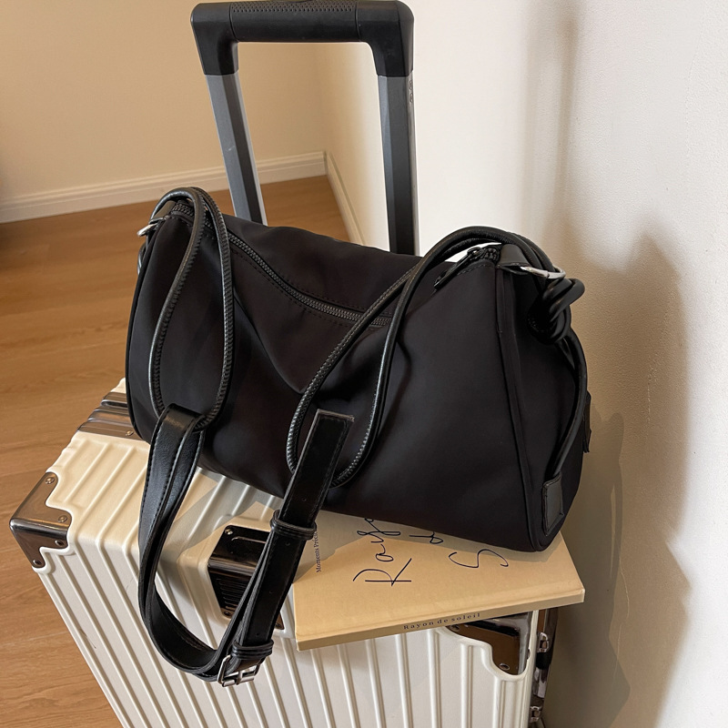 Black Oxford cloth pillow bag women's bag new commuter versatile large capacity Korean style simple shoulder crossbody bag