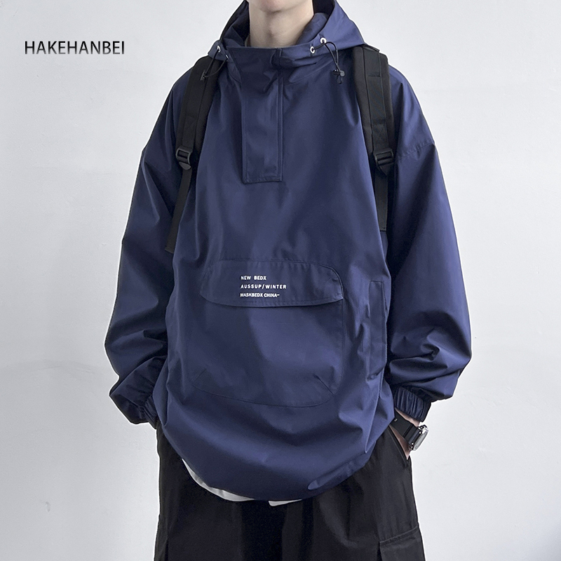 American retro outdoor functional jacket men's autumn loose trendy brand