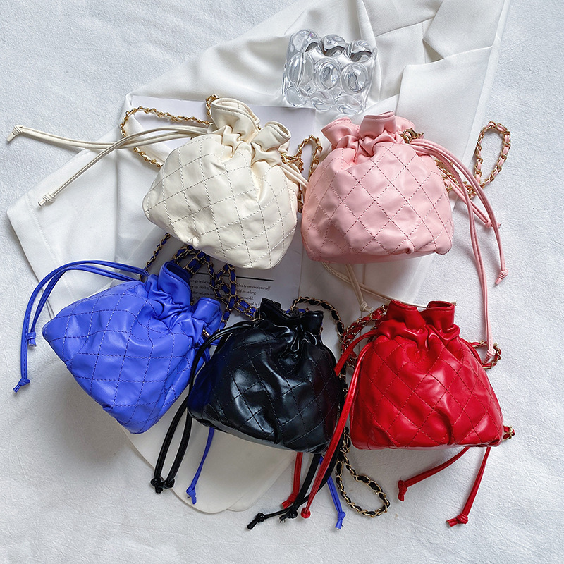 Children's Bucket Bag Little Girl Internet Celebrity Fashion Going Out Girls Crossbody Bag Summer New Baby Coin Purse