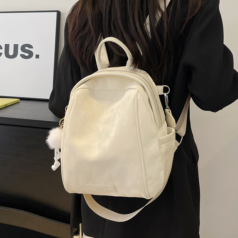 Backpack ins new trendy women's commuting large capacity travel backpack women's college student school bag office worker