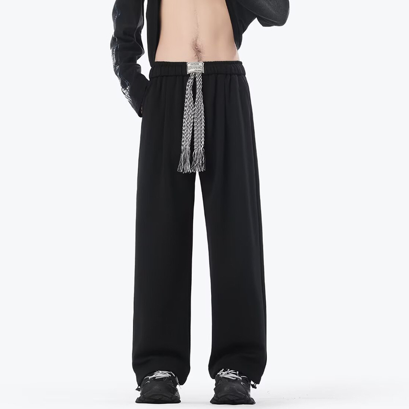 +American straight-leg casual pants
