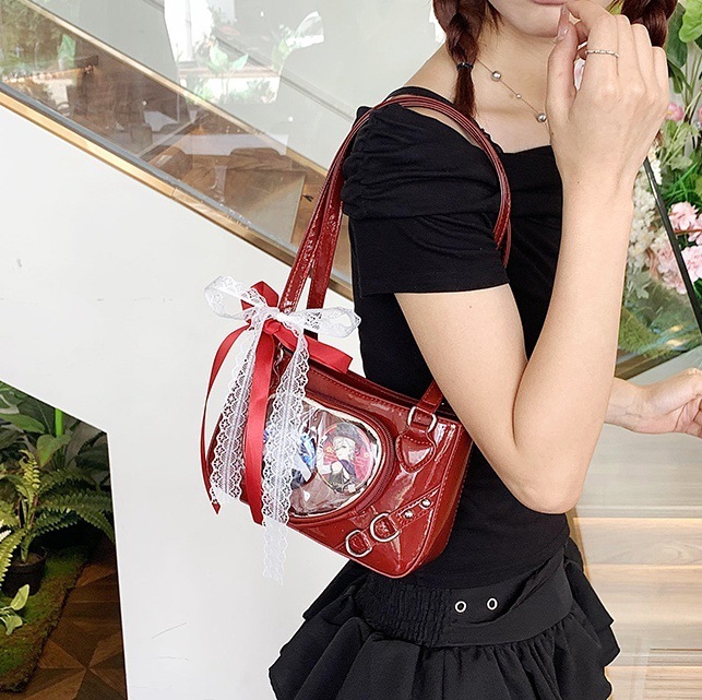 Japanese high-looking and versatile pain bag 2024 new sweet and cool hot girl shoulder armpit bag two-dimensional girl crossbody bag