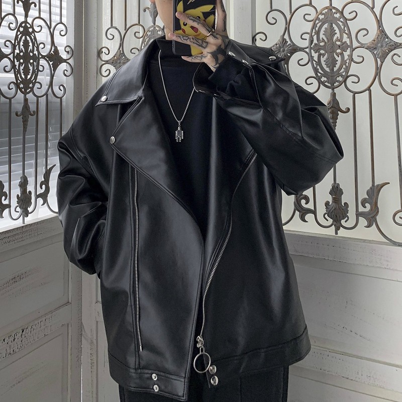 Men's leather motorcycle clothes, leather jackets