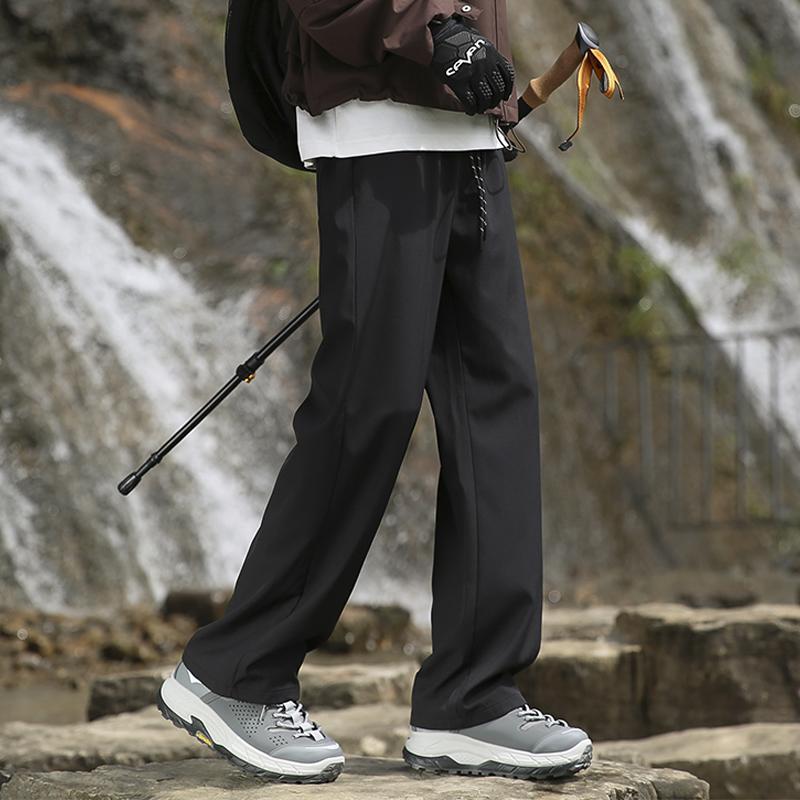 Fleece hiking and mountain climbing casual pants