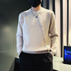 Social boy shopkeeper style sweater bottoming men's sweater