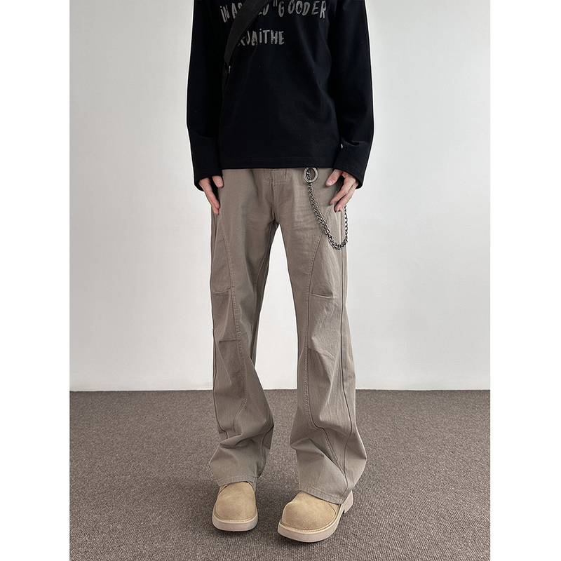 Autumn and winter stretch washed casual pants