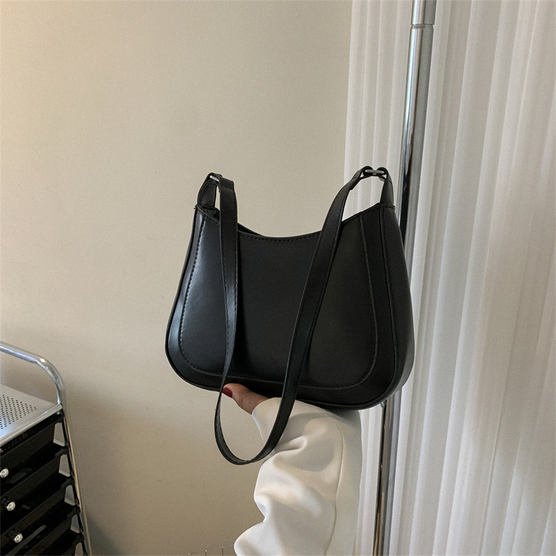 Bags for women retro armpit large capacity autumn simple fashion handbag single shoulder diagonal dumpling bag women's trendy