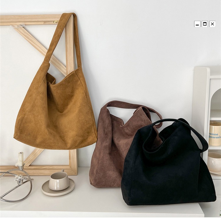 Woolen 2024 Summer New Trendy Niche Design Solid Color Bag Women's Popular Crossbody Women's Bag Shoulder Underarm Bag