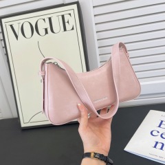Cross-border new bag summer style women's versatile saddle bag fashionable temperament single shoulder armpit bag 2024 commuter women's bag