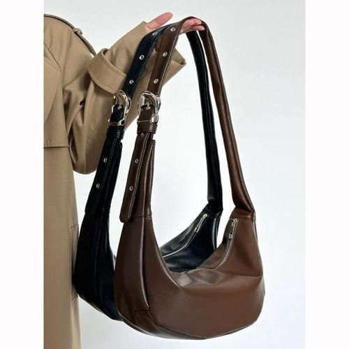 Korean niche retro one-shoulder dumpling bag autumn and winter new commuter tote bag large capacity crossbody armpit bag