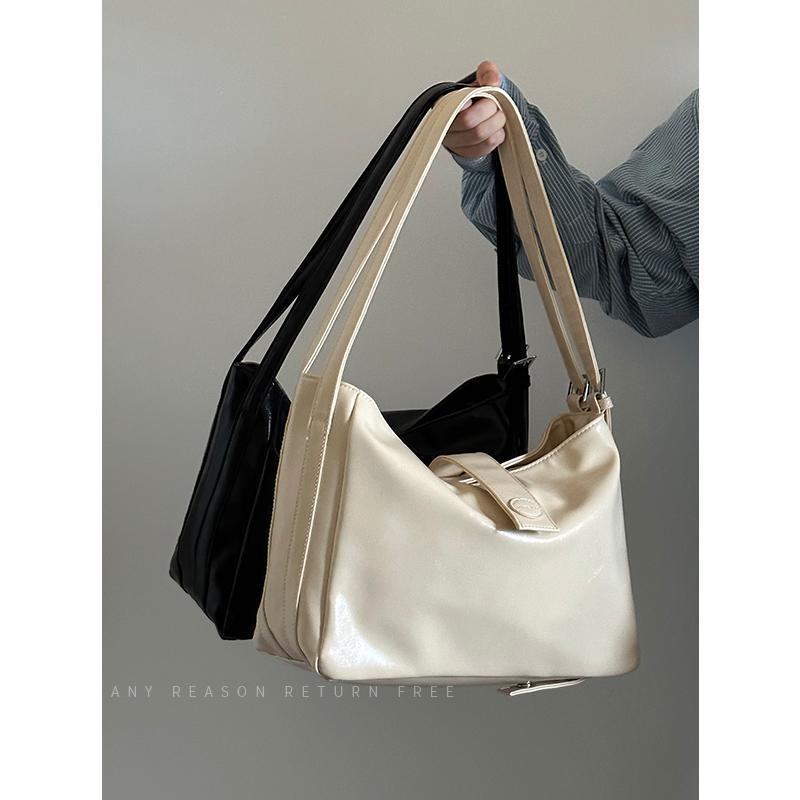 Bags for women new fashionable double shoulder strap design single shoulder crossbody bag armpit bag large capacity commuter tote bag