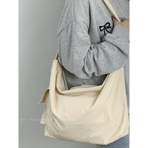 Bags for Women 2024 New Lazy Style Large Capacity Tote Bag Fashionable and Versatile Shoulder Crossbody Canvas Bag