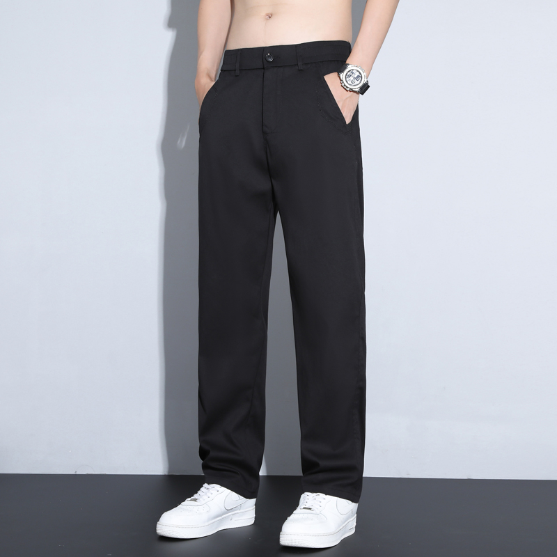 High-quality pants for men, trendy, fashionable and versatile sweatpants, loose straight slim casual pants for men