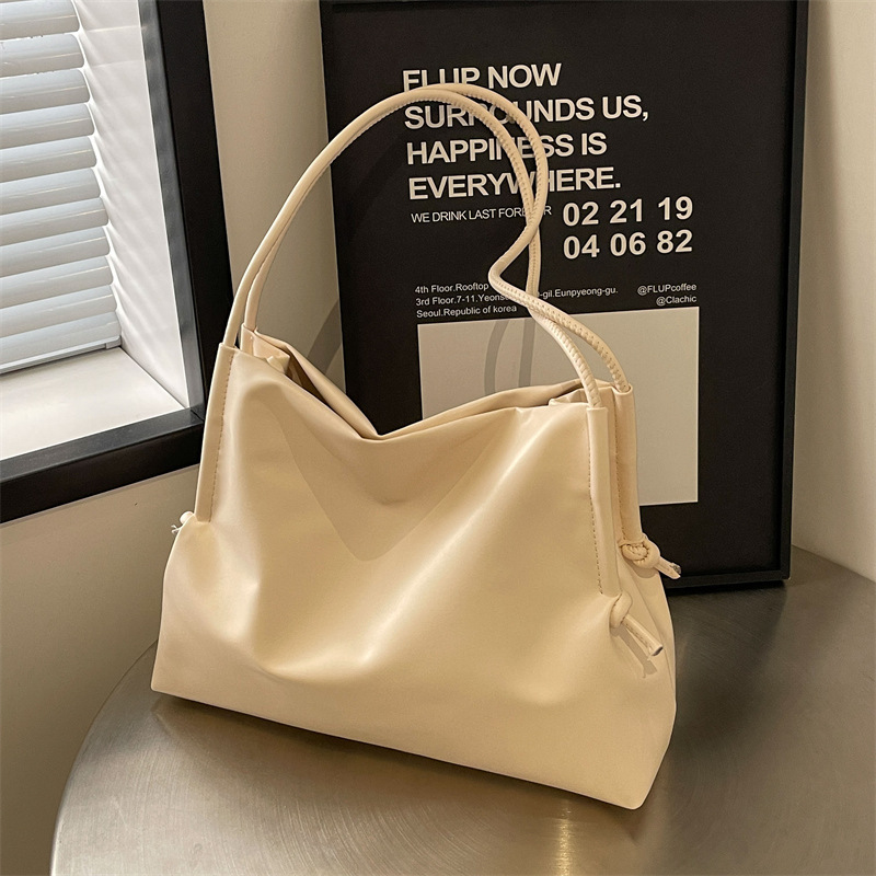 Large-capacity bag women's new fashion single shoulder armpit commuting 2024 casual trend fashion lazy style tote bag
