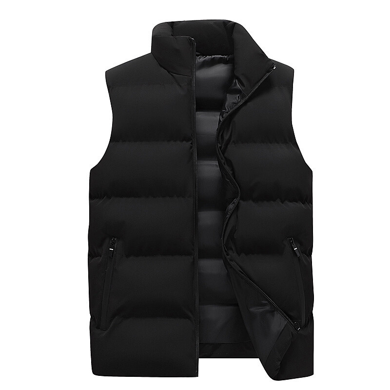 Men's plus size vest, down cotton vest, thickened vest, waistcoat, men's thickened outer vest, vest