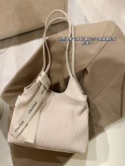 Nanfeng Chio2nd Peninsula Art Museum Tote bag women's large capacity casual pleated portable shoulder bag-